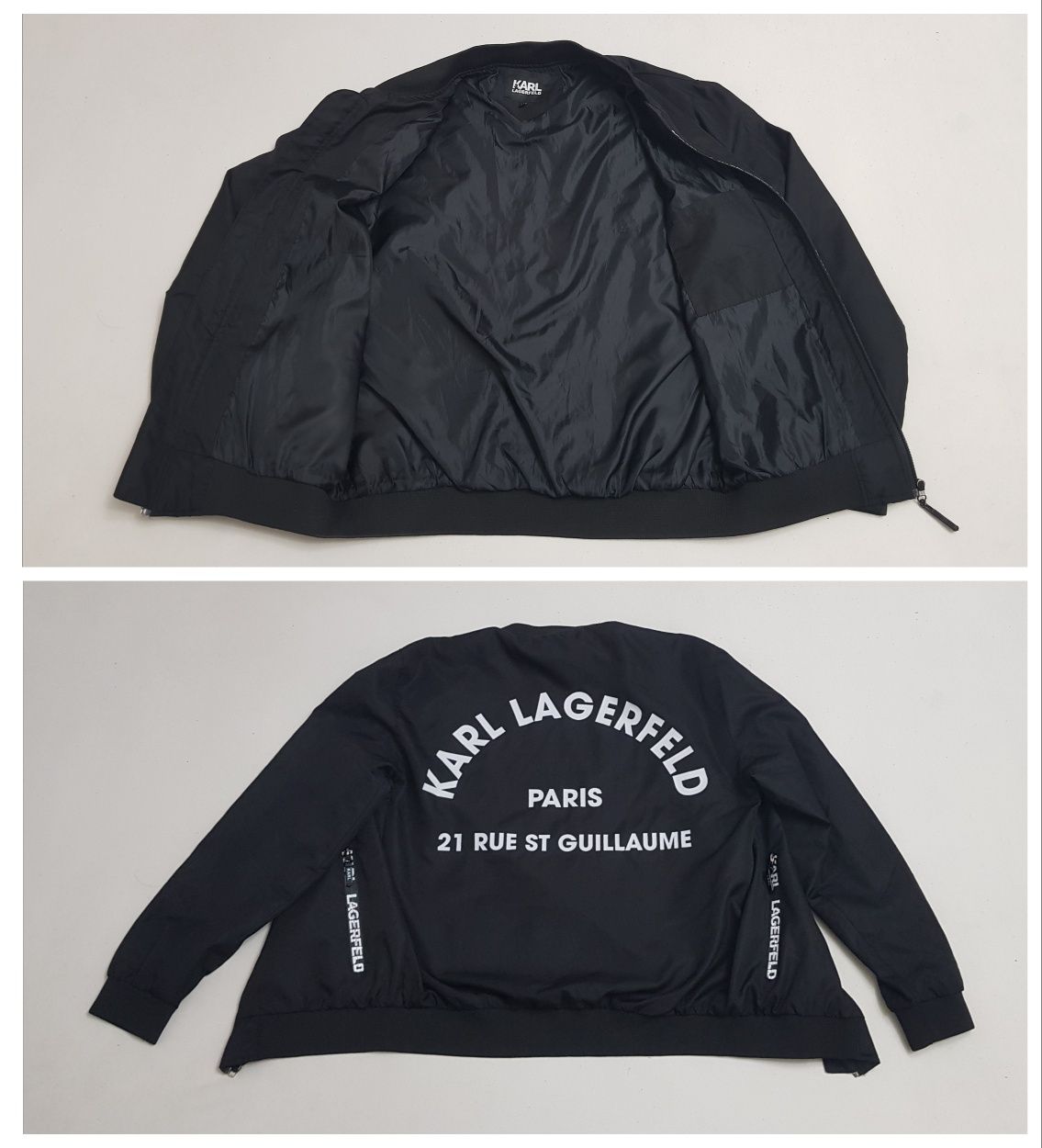 Geaca bomber KARL LAGERFELD Regular Fit, mărimea L (men), toamnă