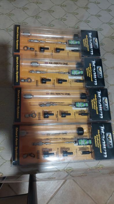 Set 4 swingere solsr titanium + 4greutati de 30g+ 4 cap wite nite glow
