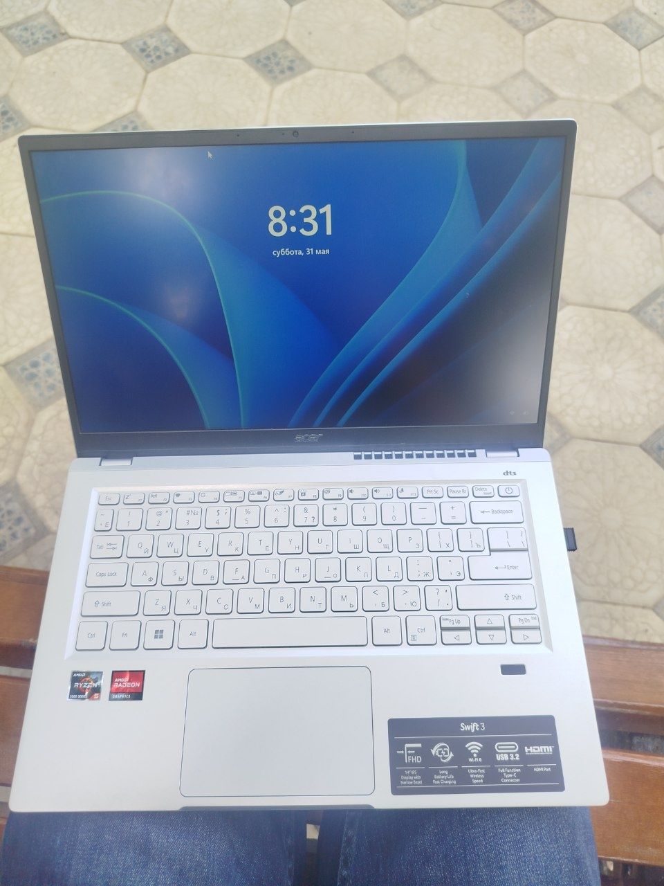 Noutbuk Acer swift3 8/512 R5