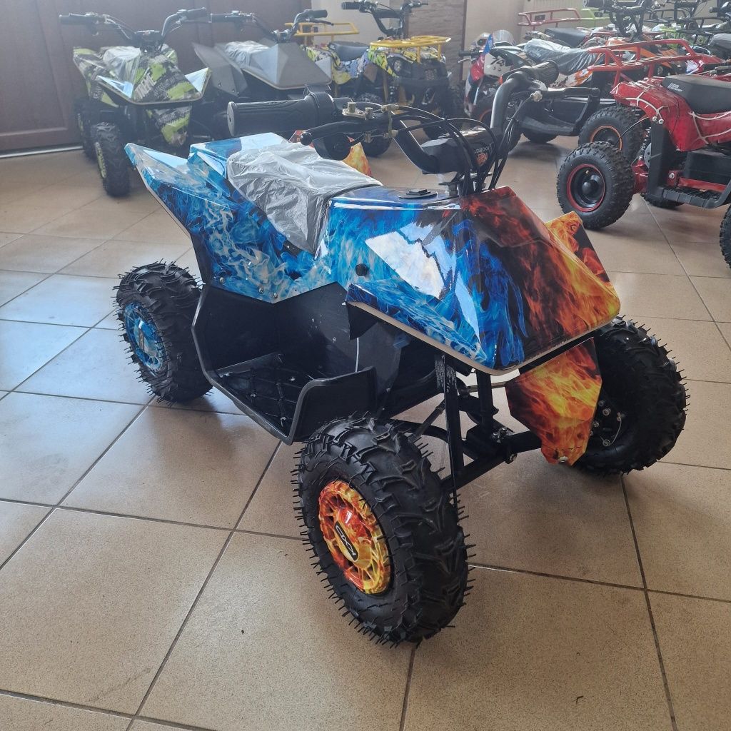 ATV Tesla Electric pentru copii, Marșarier, faruri prin banda LED