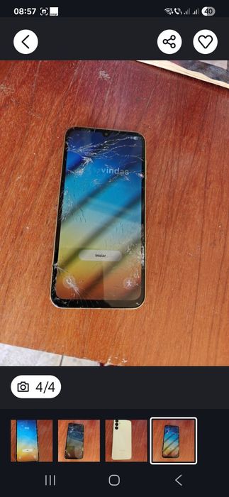 Samsung A15 crapat fata funcțional impecabil