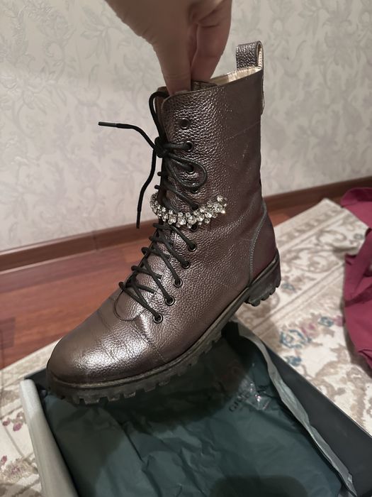 Обувь весна осень кожа