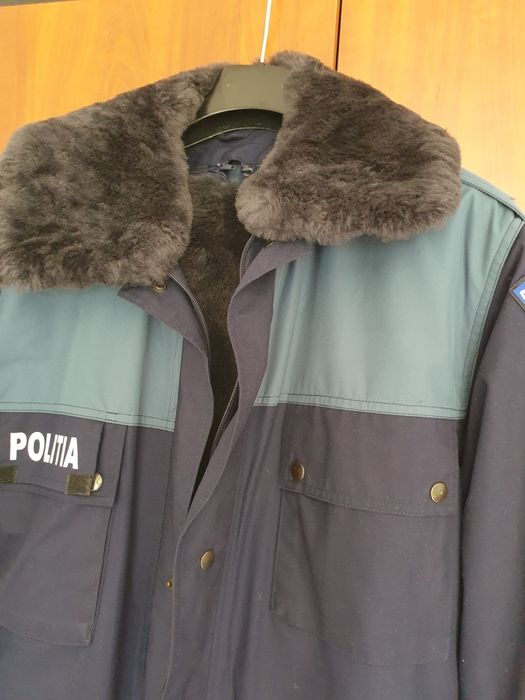 Geaca de politie noua cu blana
