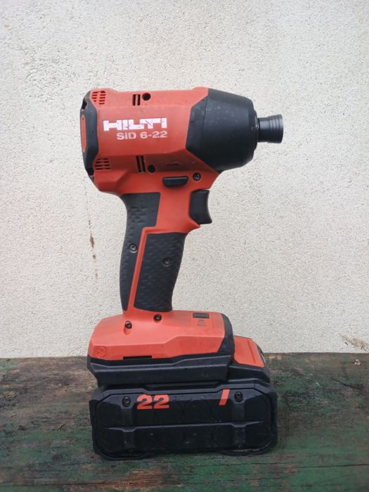 Filetanta impact biti hilti sid6 22 nuron an 2024+ baterie 5 amperi