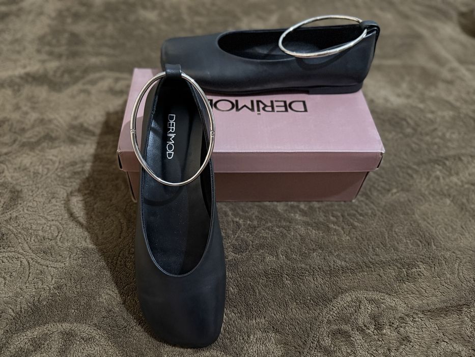 Женские балетки кожа derimod