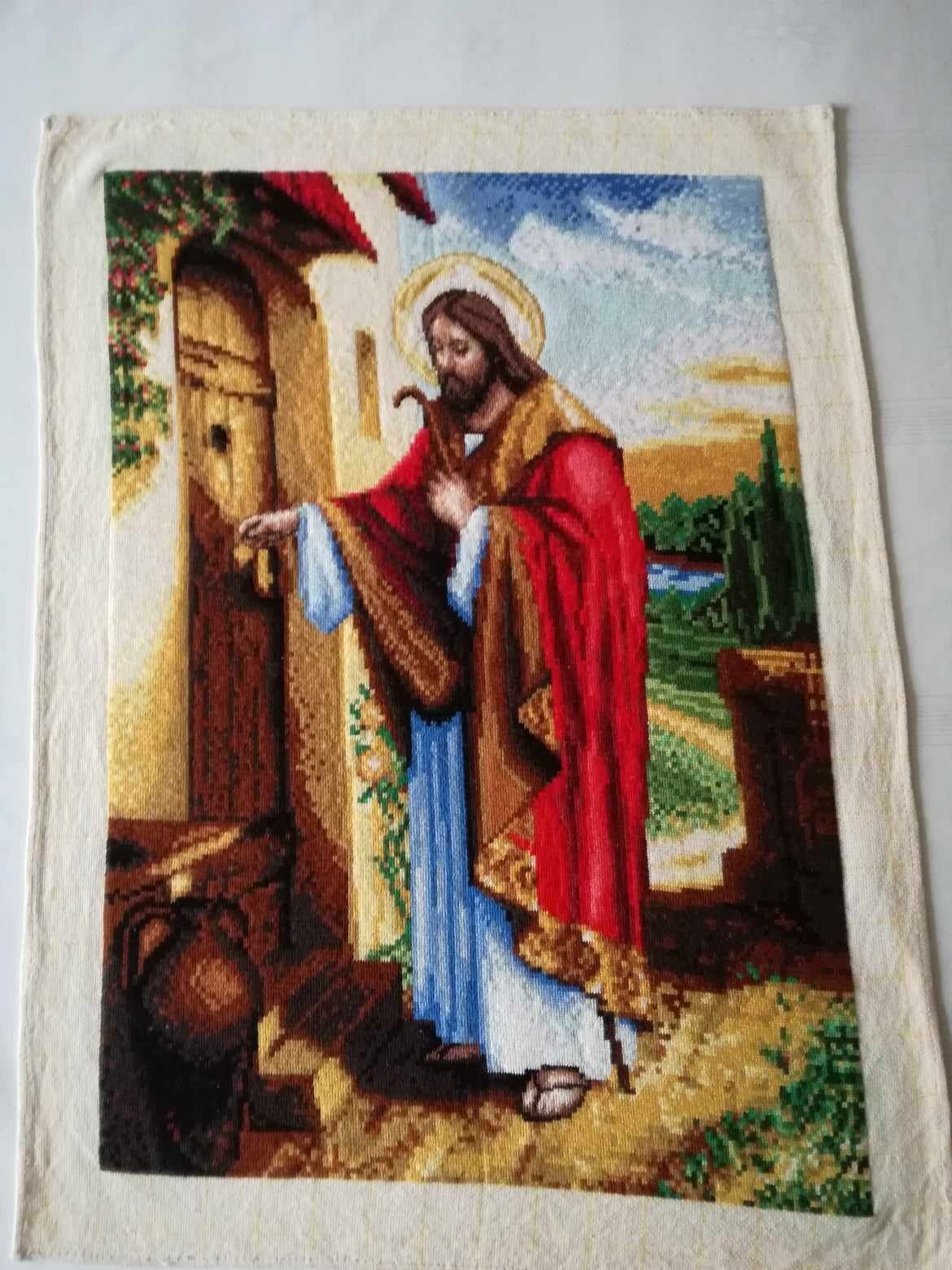 Гоблен: "Христос чука на вратата"