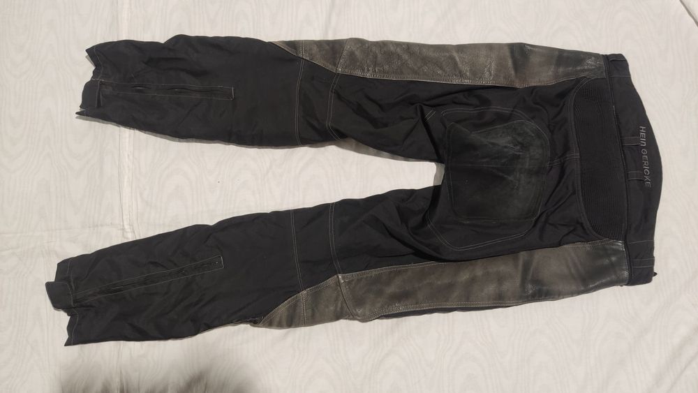 Pantaloni Hein Gericke Streetline textil + piele 45cm lățime talie+