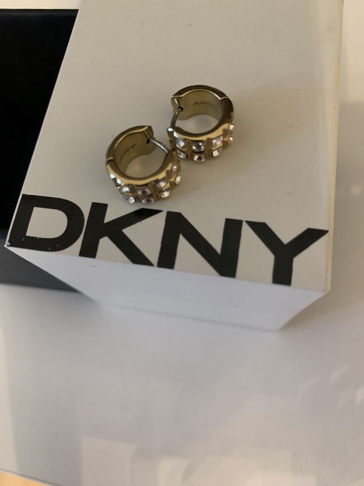 Cercei DKNY, Swarovski, originali NOI