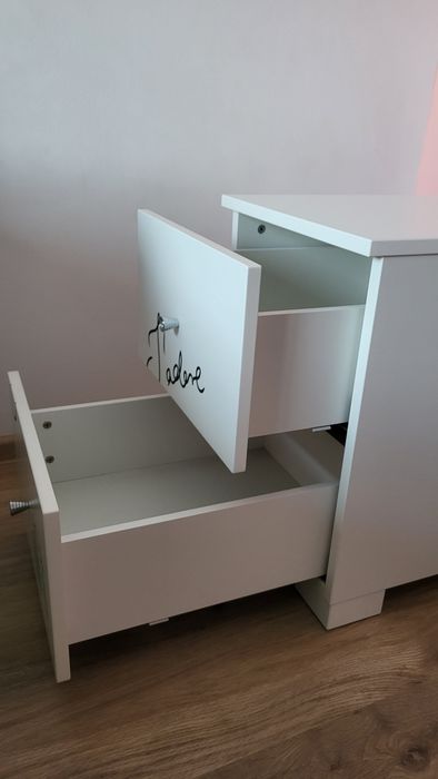 Casetieră 2 sertare(noptieră) ,,Fancy mint" -Mobexpert