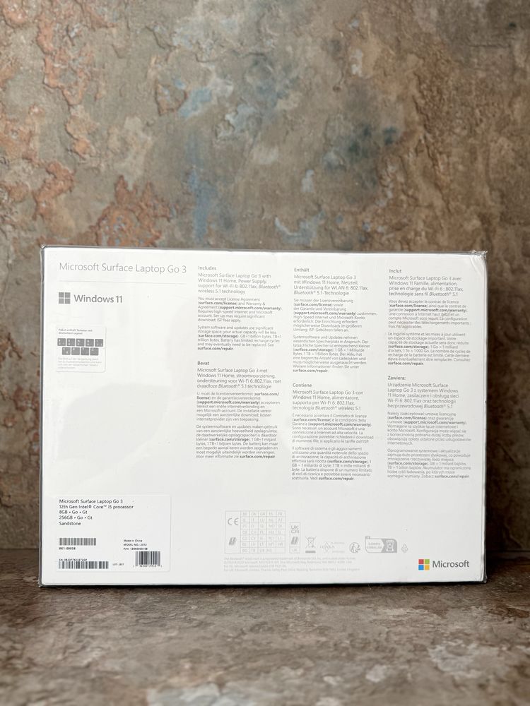 Microsoft Surface Laptop Go3 256gb / Nou / Garantie