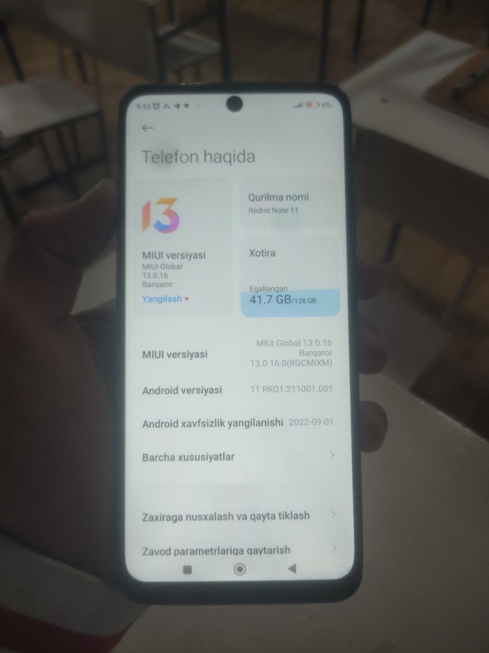 Redmi not 11 sotiladi