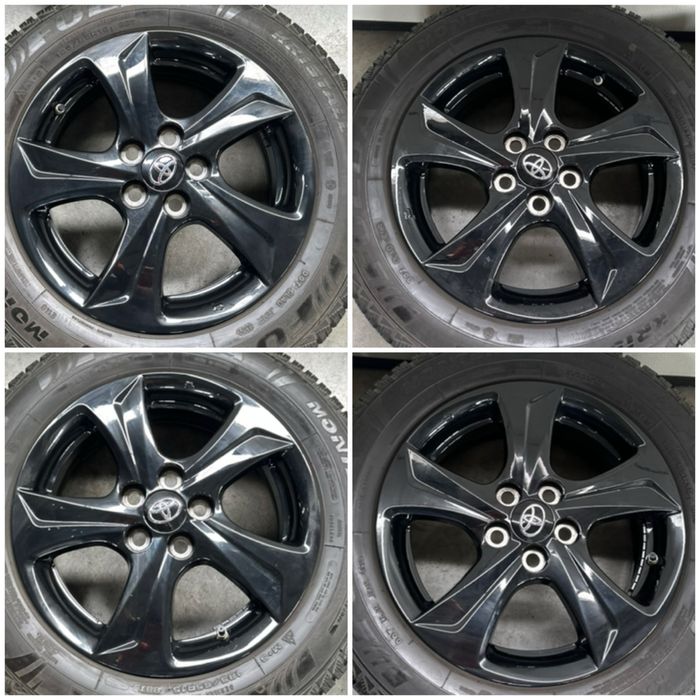 Jante NOI 15 ORIGINALE Toyota Yaris Iarna 185/65/15 Black 2023 Yariss