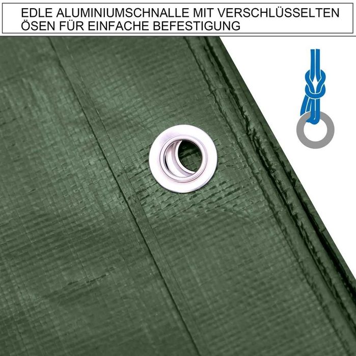 STARPYNG-140g/m² Prelata verde 3mx3m, Husa cu prelata