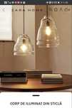Corp iluminat sticla - lustra Zara home
