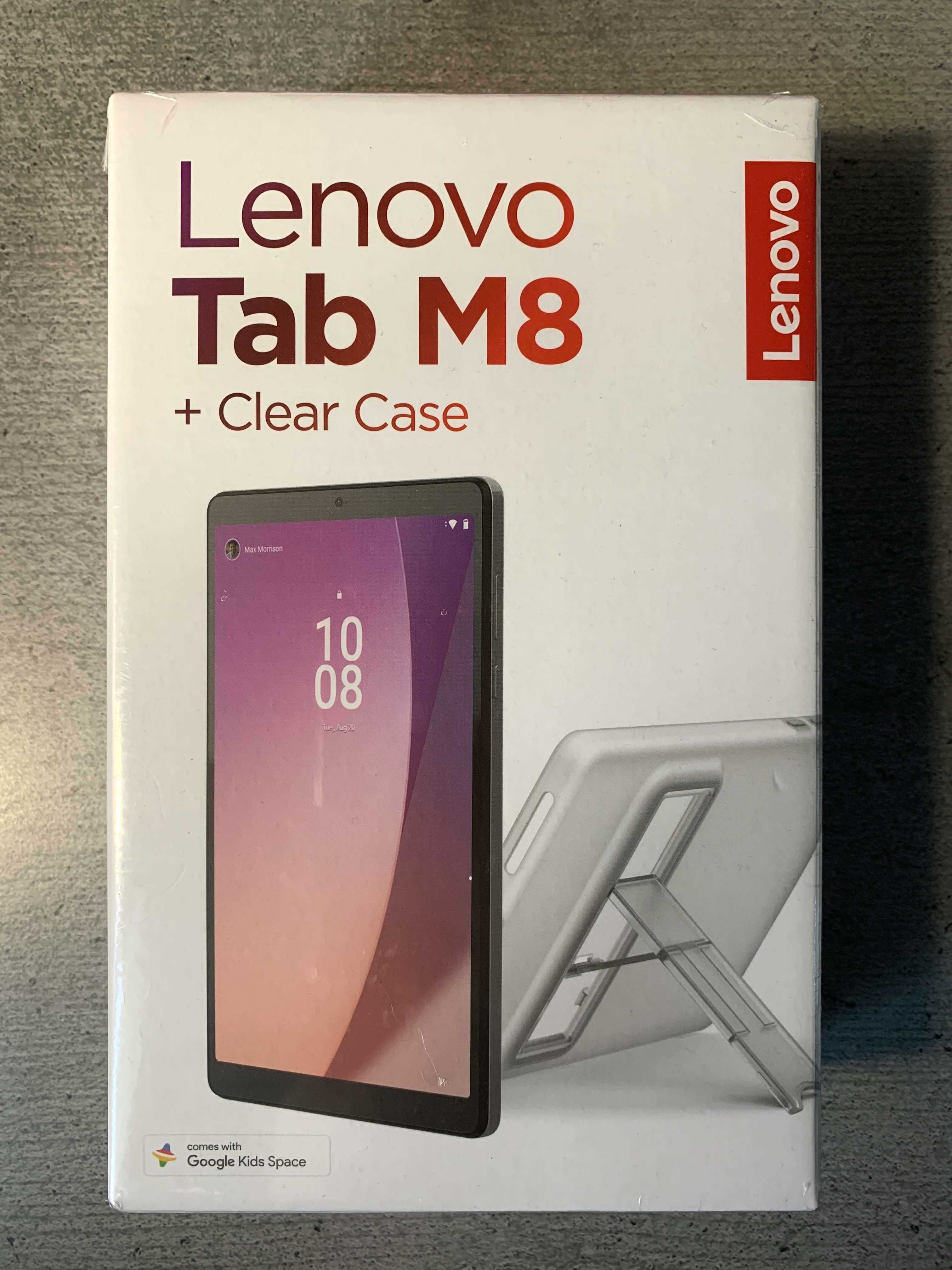 Таблет Lenovo Tab M8 4th gen 32GB + clear case; Чисто нов