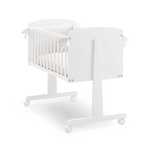 Patut co-sleeping alb Lemn Fag