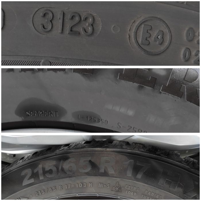 Jante aliaj 17 Volkswagen Tiguan/215/65/17 XL