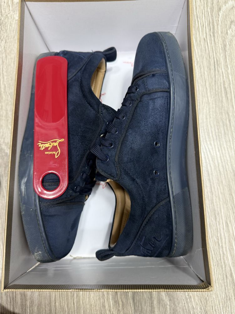 Кеды Louboutin navy blue