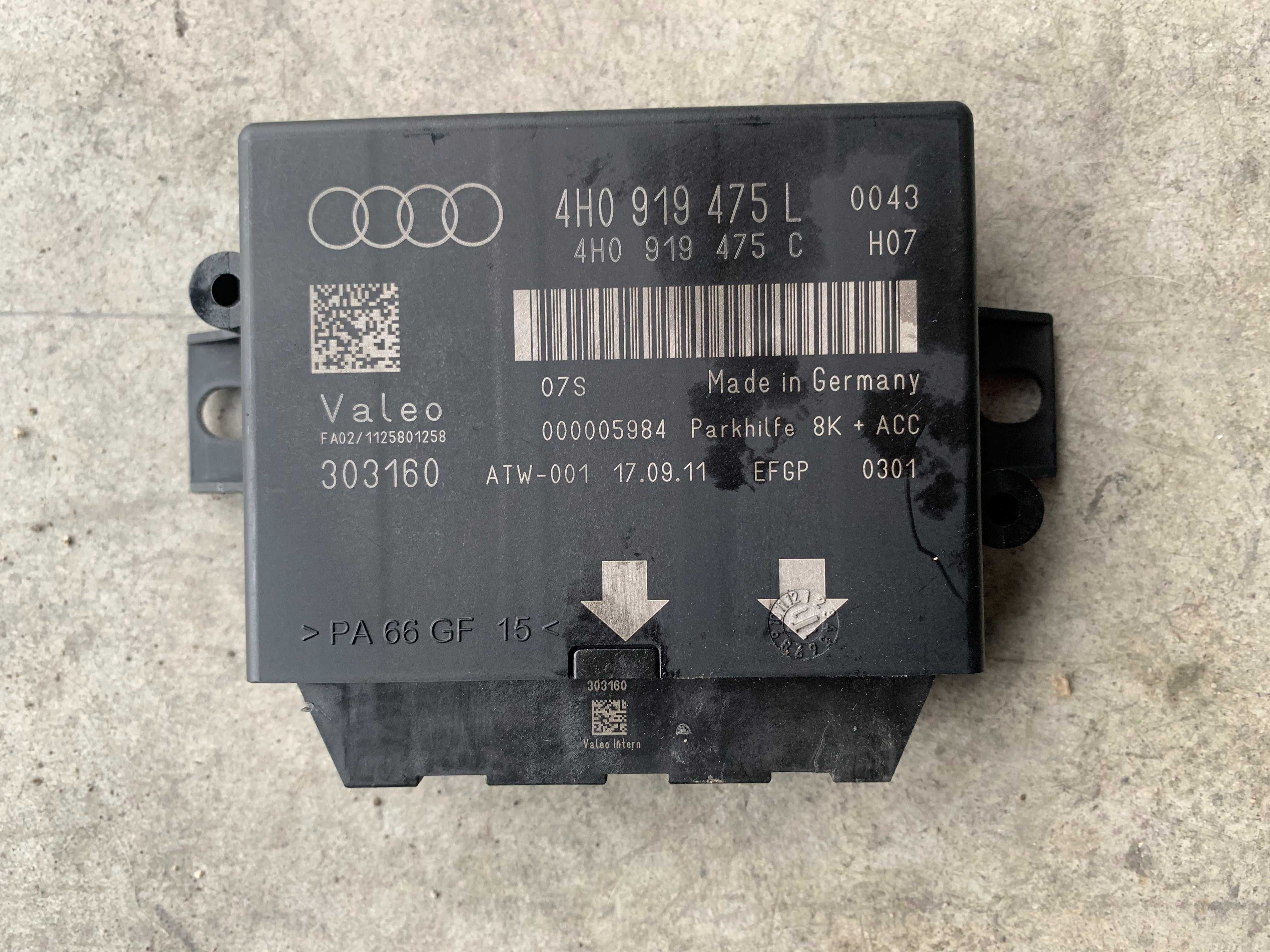 Modul senzori parcare Audi cod 4H0919475L/4H0919475C