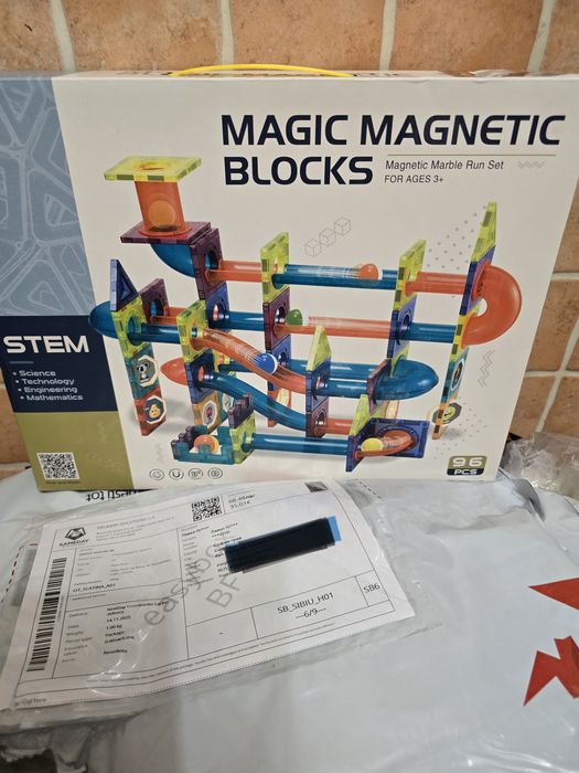 Образователен комплект ISP „LikeSmart Magic Magnetic Blocks“, 96 части