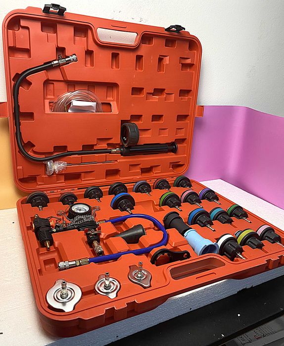Set Testare & Reumplere Racire + Pompa Vid – 27 Piese