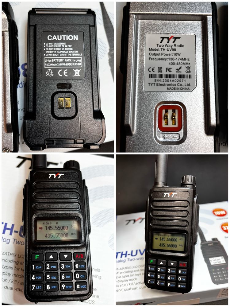 Радиостанция TYT TH-UV98 walkie talkie  radiostation радио уоки токи