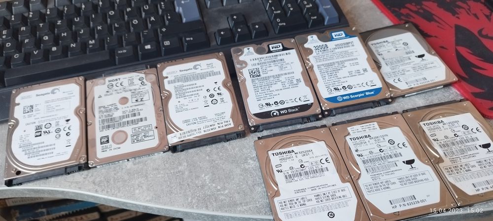 Хард дискове за лаптоп - работещи