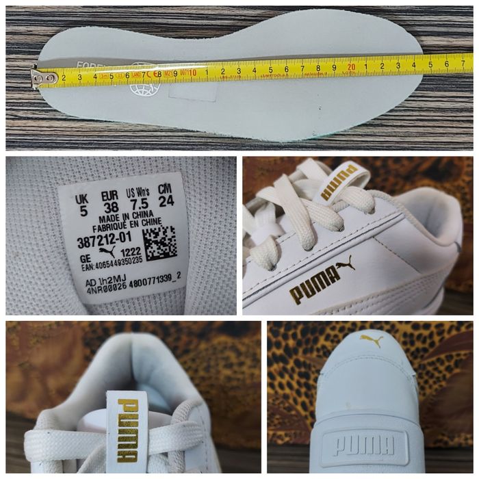 Adidasi Puma KARMEN REBELLE, Sneakers piele 2023, nr. 38 dame.