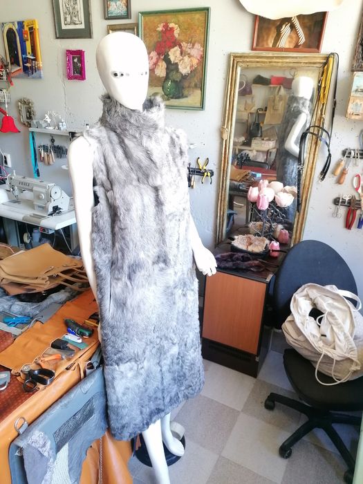 Елек естествен косъм