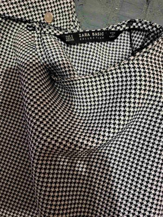 дамска рокля Зара, размер S, с джобове  и 3/ 4 ръкави