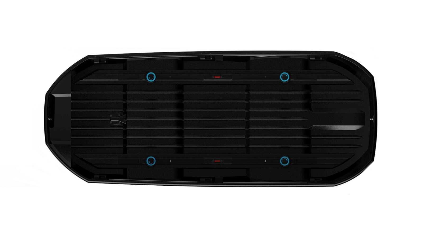 Багажник тип автобокс NORTHLINE Tirol 420 TEF Dual Черен гланц