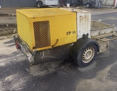 Putzmeister SP11 - машина за саморазливна замазка,бетон и торкрет