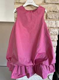 Детска розова рокля тип балон