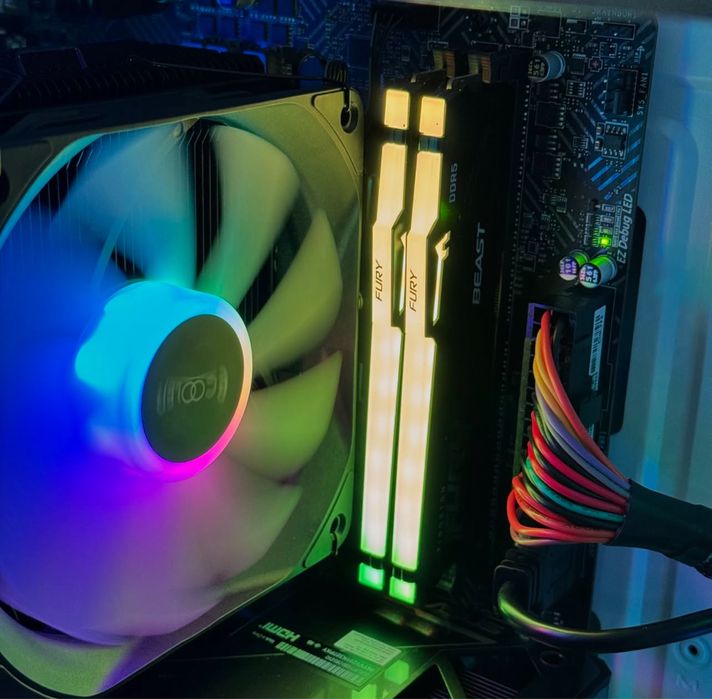 Продам Игровой Компьютер rtx4060 + монитор + наушники + мышка + клава