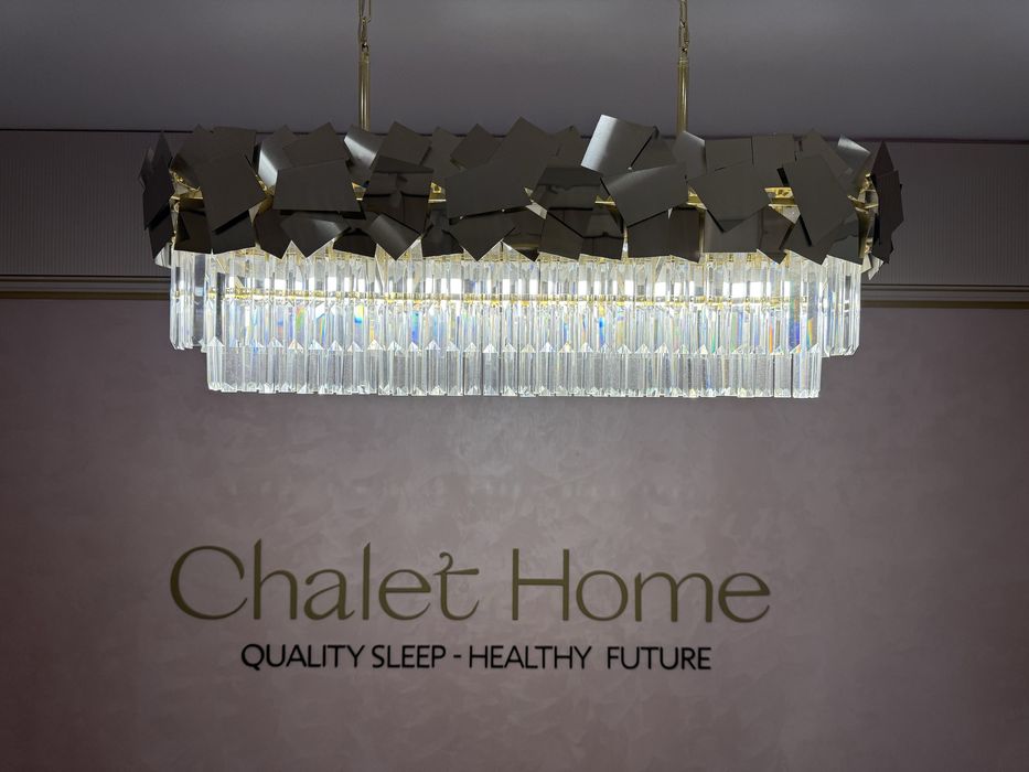 Люстра подвесная ST-Luce Золотистый/Прозрачный, Золотистый E14 7*60W