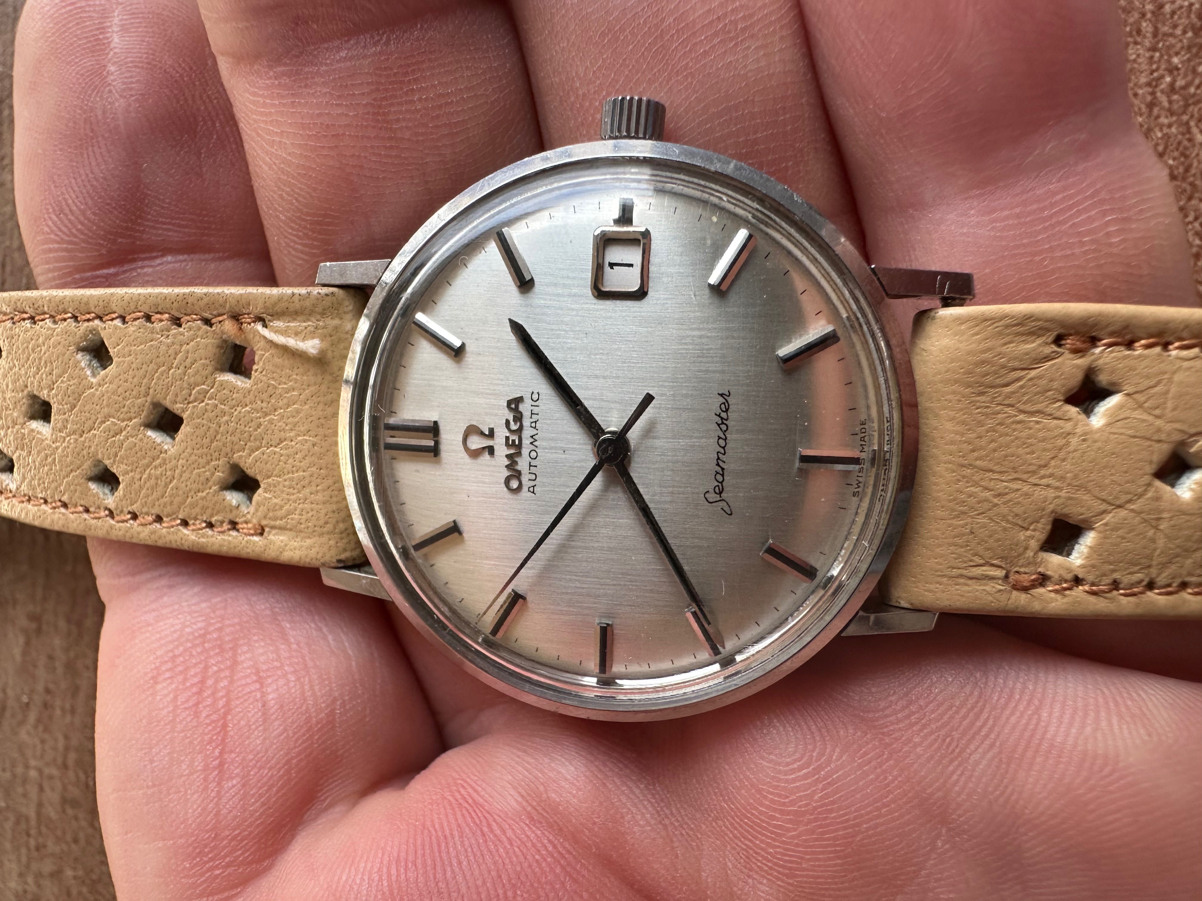 Омега omega seamaster. Мъжки часовник от 60 те. Автомат