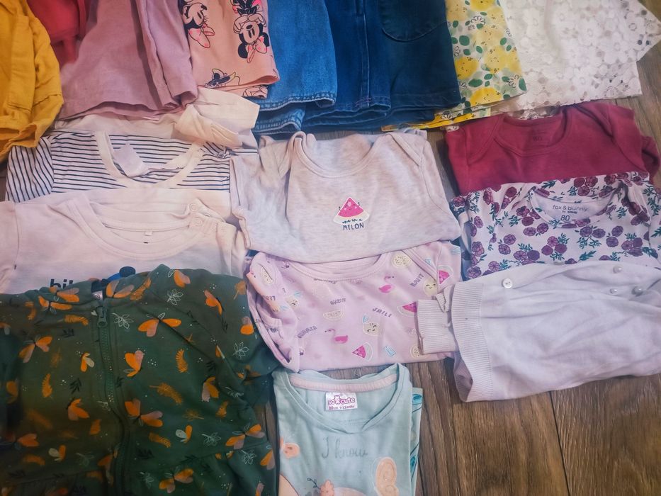 Lot hăinuțe 80-86 fetiță