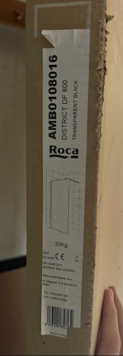 Параван за баня District DF 80см - Roca