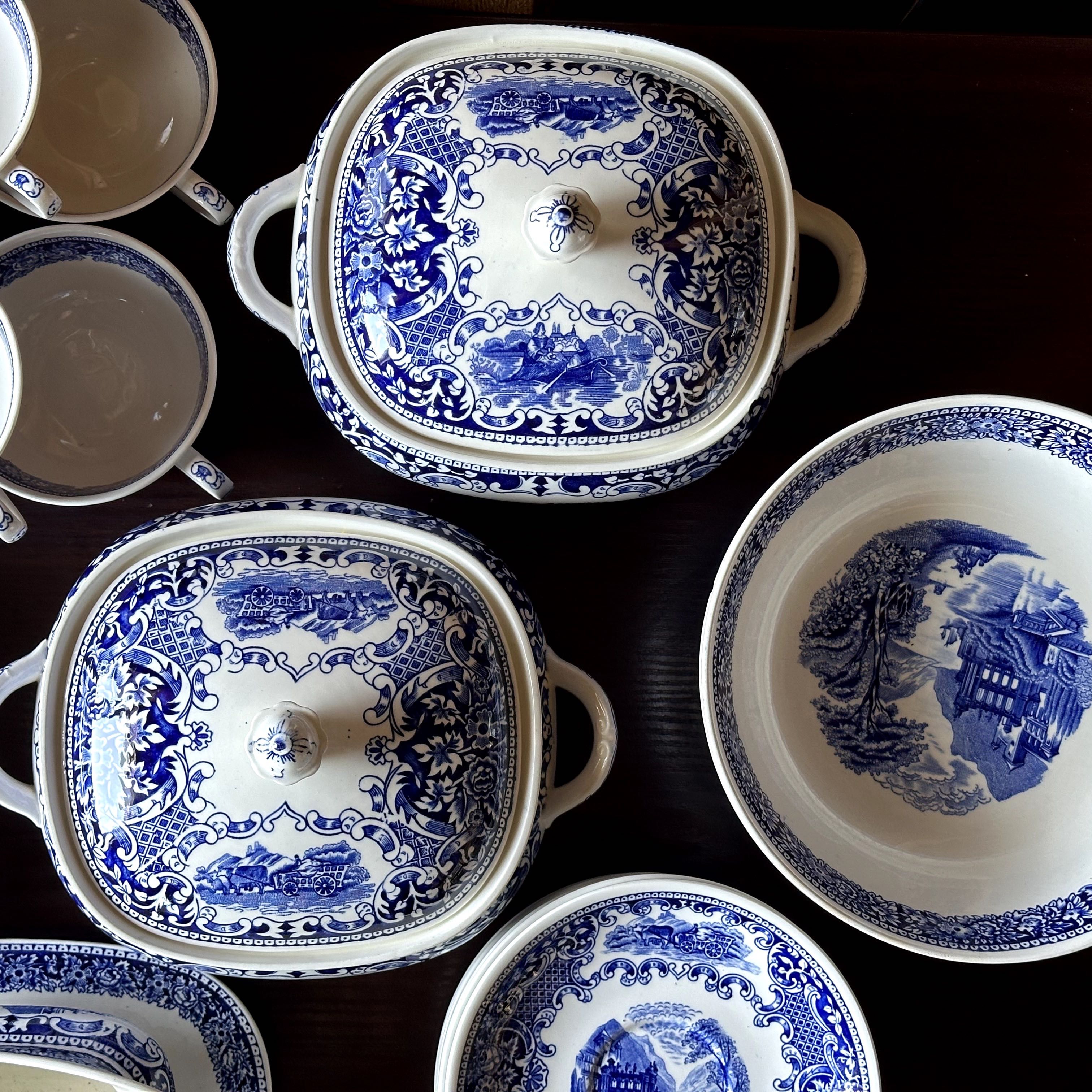 Порцеланов сервиз 34 части – Royal Ironstone, Old England