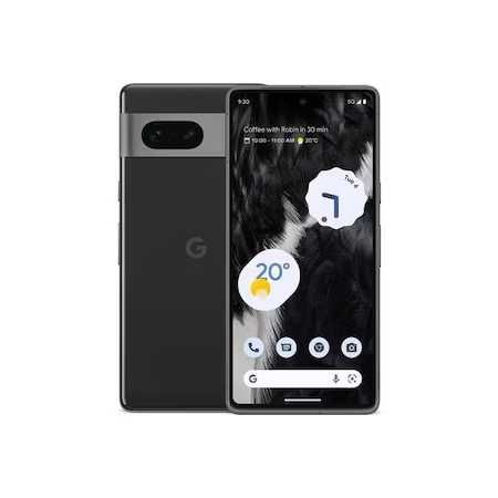 Google Pixel 7, 6.3", 128GB, 8GB RAM, Obsidian Black/Snow/Lemongrass