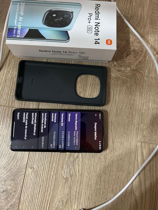 Xiaomi Redmi Note 14 Pro + 12 gb ram,512gb