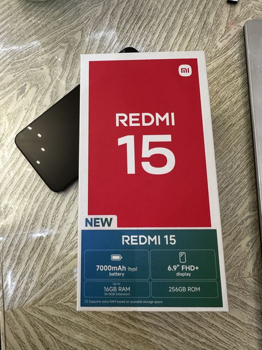 Redmi 15 qora yengi