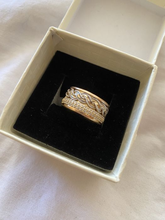 Verigheta aur 14k model deosebit, se poate purta si ca inel .