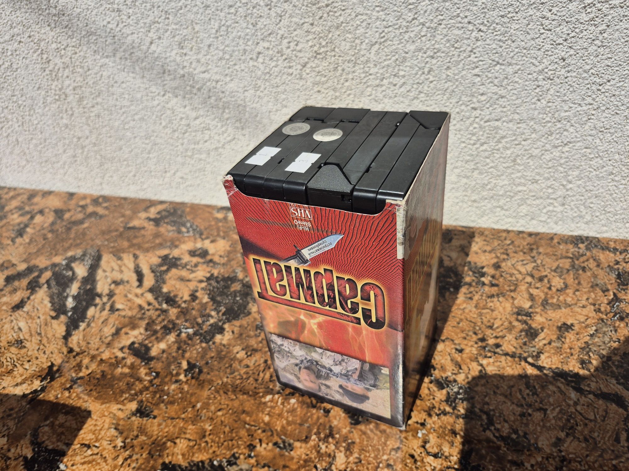 Vând lot 35 casete VHS originale, video casete filme actiune& seriale