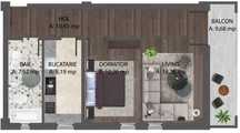 Apartament 2 camere decomandat si finalizat bloc nou