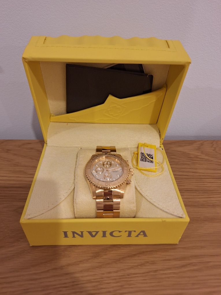 Ceas Invicta Chronograph Auriu Original