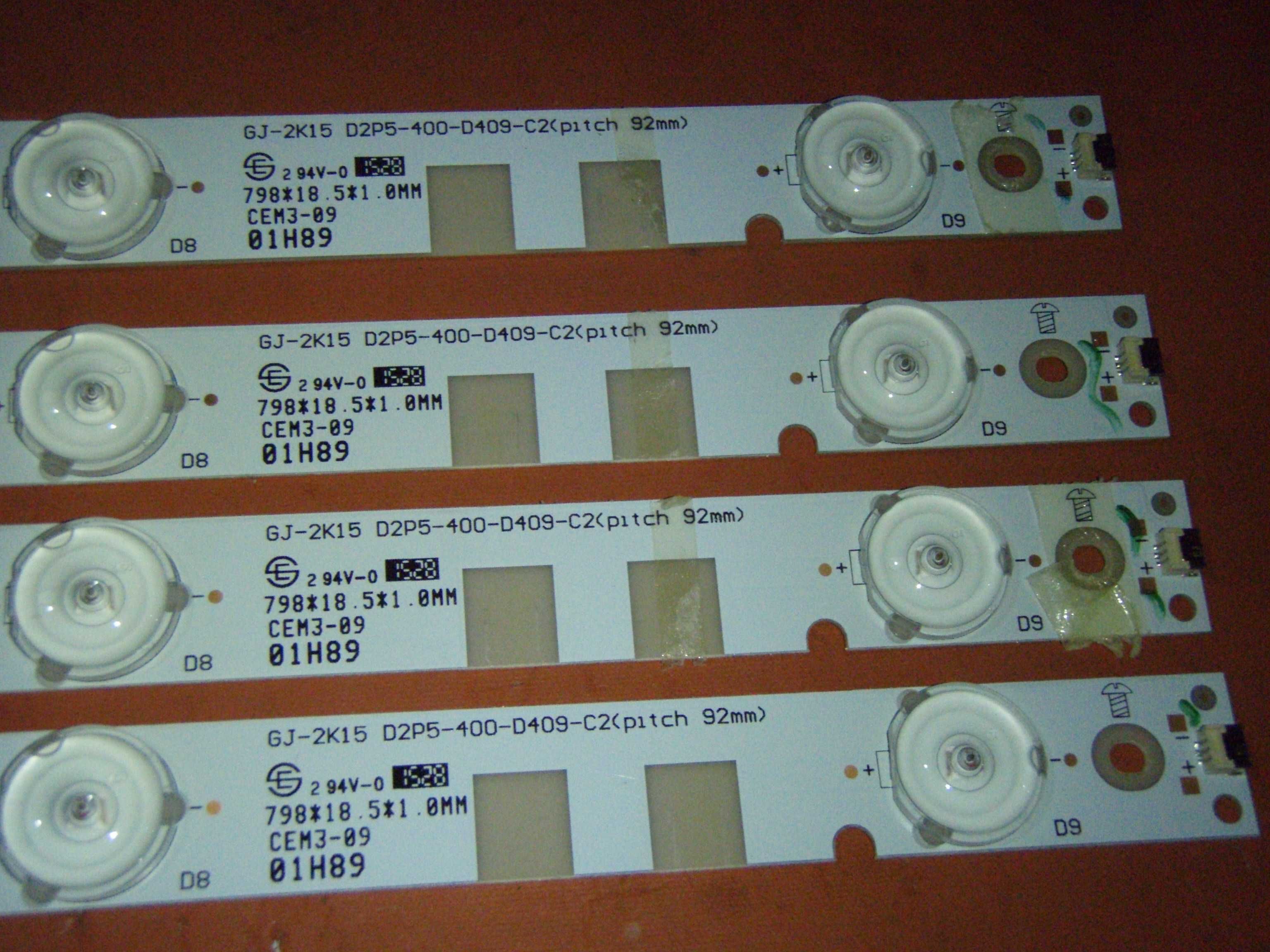 Set 4 barete LED GJ-2K15 D2P5-400-D409-C2
