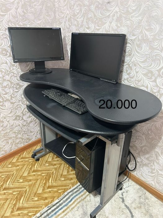 Телевизор компютер стол оте жаксы жагдайы.