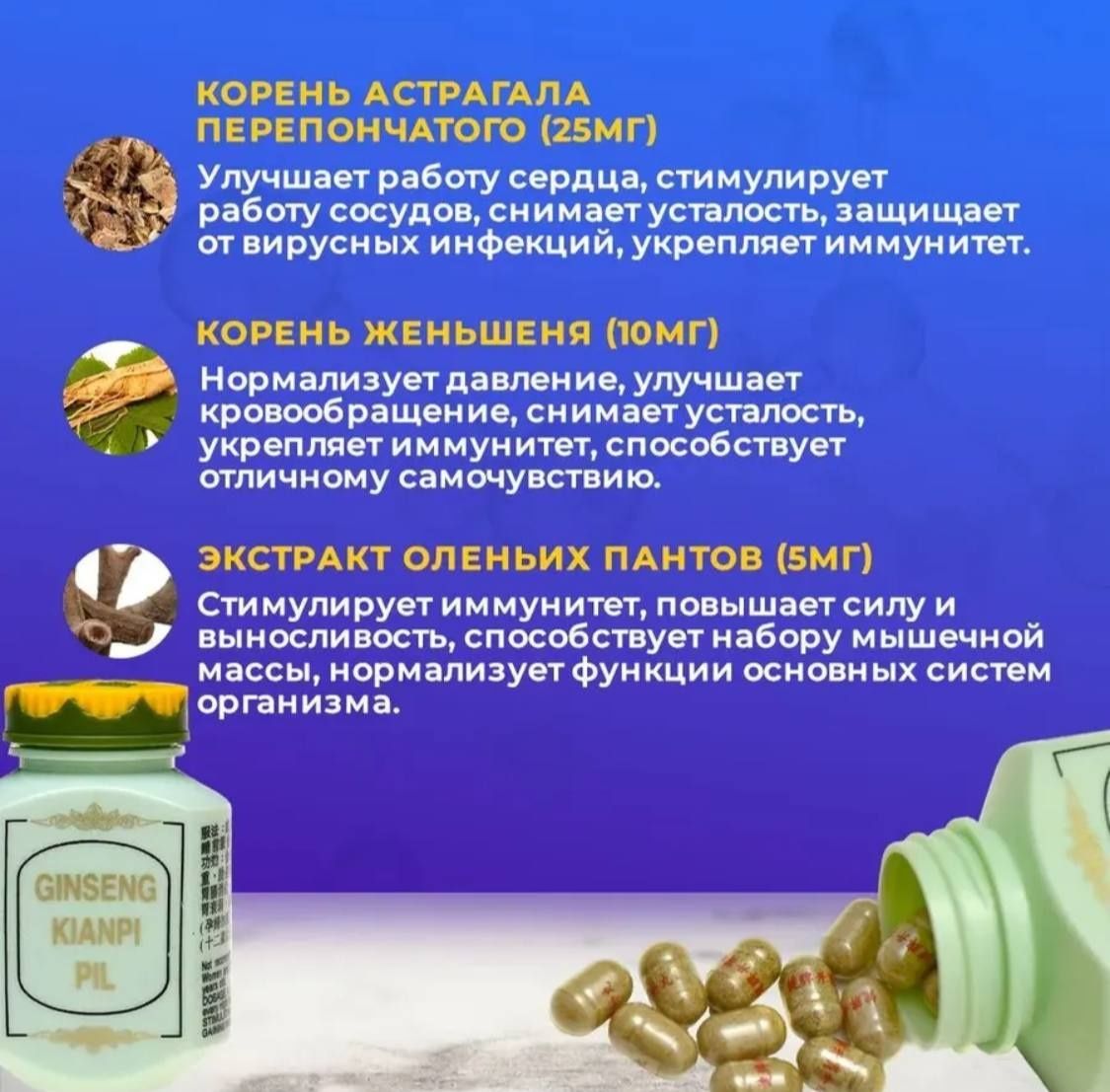 Ginseng kianpi pil semirish