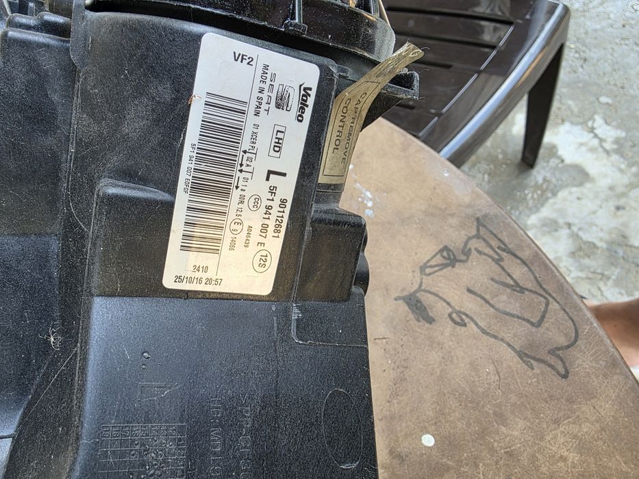 Seat leon 2016 full led 13-17 ляв фар